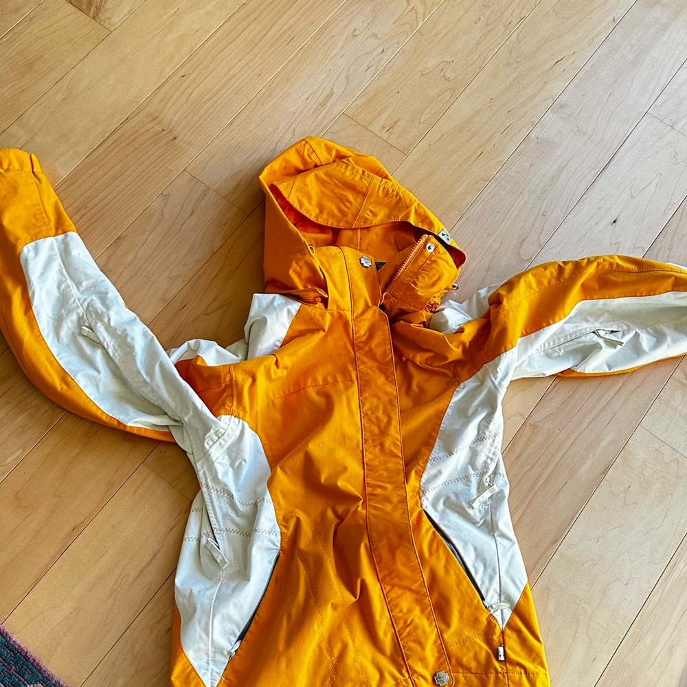 Orange and Gray Ski Jacket